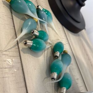 Silicone window candle bulbs green